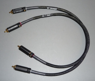 JvG zilveren cinch kabel 50 cm